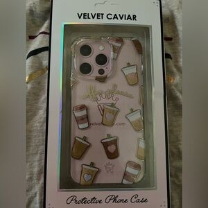 NEW IPHONE 13 PRO CASE! VELVET CAVIAR BRAND. COFFEE PLEASE